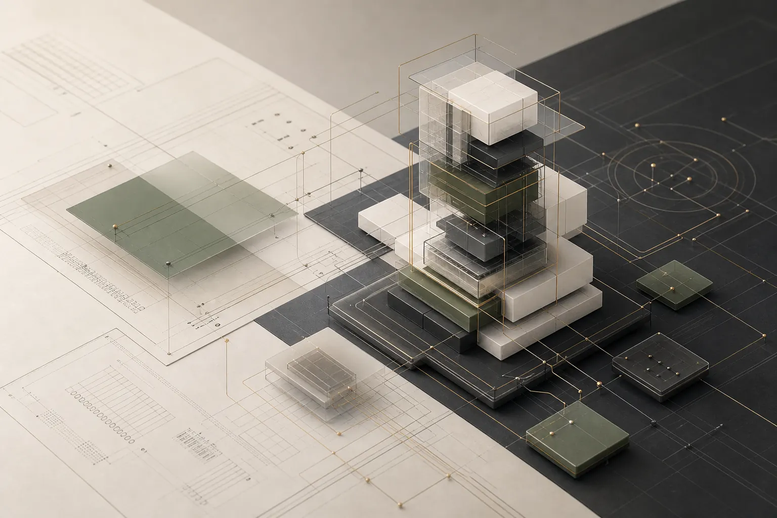 Architecture & Technology Leadership abstract visual