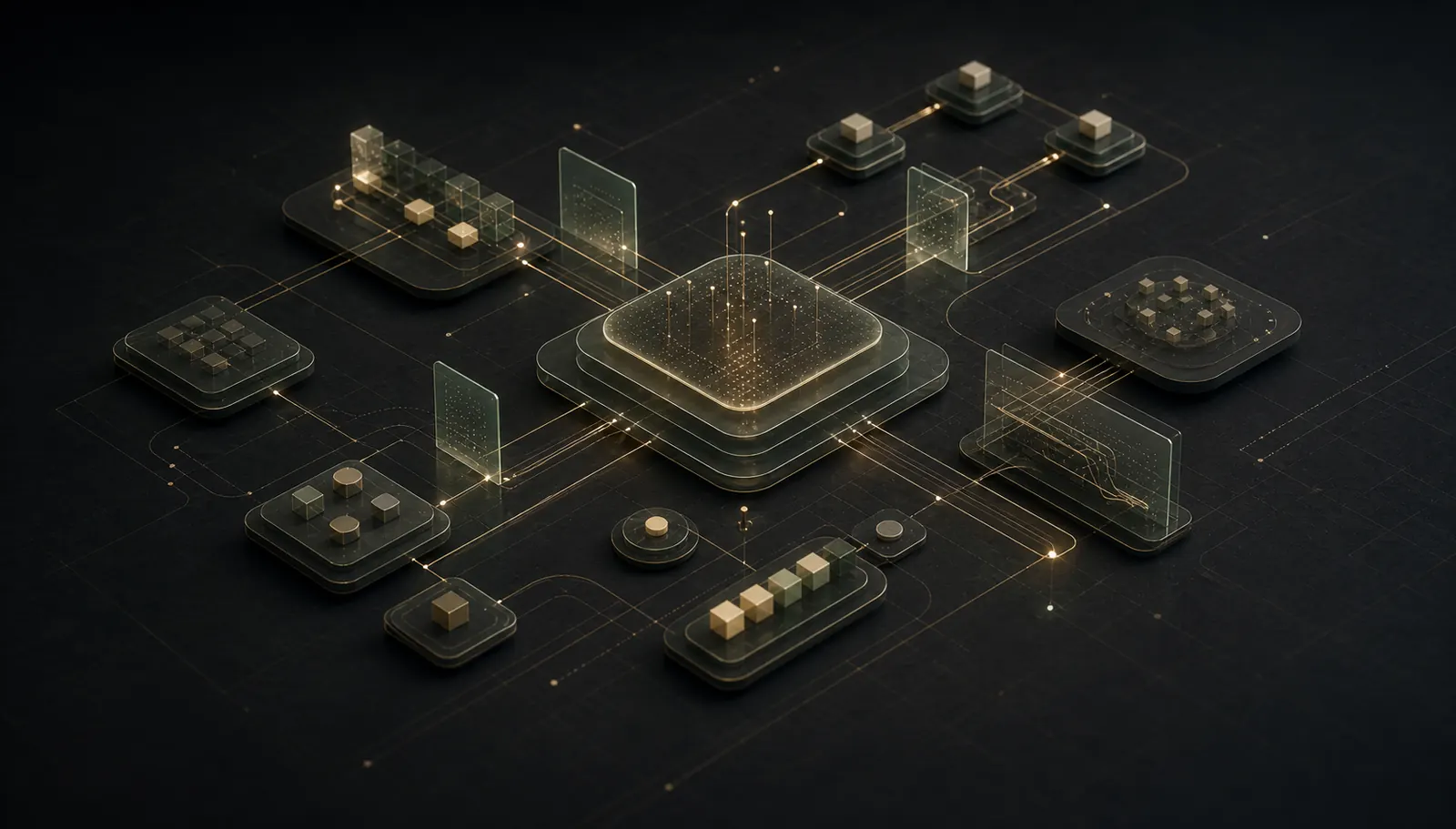 AI-Enabled Solutions abstract visual